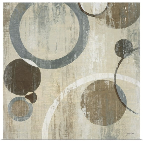 Great BIG Canvas | "Orlando Mod Circles I" Art Print - 30x30