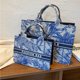 thumbnail image 3 of Bolsos De Mujer Moda Mujer Lienzo Impresión Top-handle Tote Bag Bolsas grandes (S Azul), 3 of 5