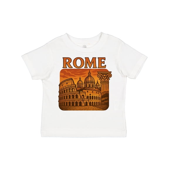 Inktastic Rome Travel Art Italy Architecture Boys or Girls Toddler T-Shirt