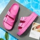 thumbnail image 4 of Sandalias de verano de moda para mujer, zapatillas tipo zuecos de EVA con plantilla gruesa y soporte para el arco, chanclas suaves para playa, nuevas y originales, 4 of 6