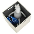 thumbnail image 3 of Linon Galli 1.19 Gallon Fabric Storage Bin, Ivory, 2 Count, 3 of 5