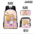 thumbnail image 1 of 3-piece Backpack Suit Cartoon Game Backpack Pencil Case Lunch Bag Backpack Combination-tueuio1, 1 of 4