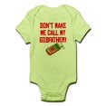 thumbnail image 1 of CafePress - Donâ€™T Make Me Call My Godfather Body Suit - Baby Light Bodysuit, 1 of 1