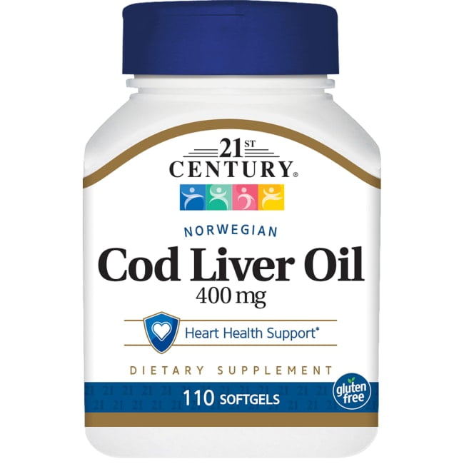 21st Century Norwegian Cod Liver Oil - 110 Softgels