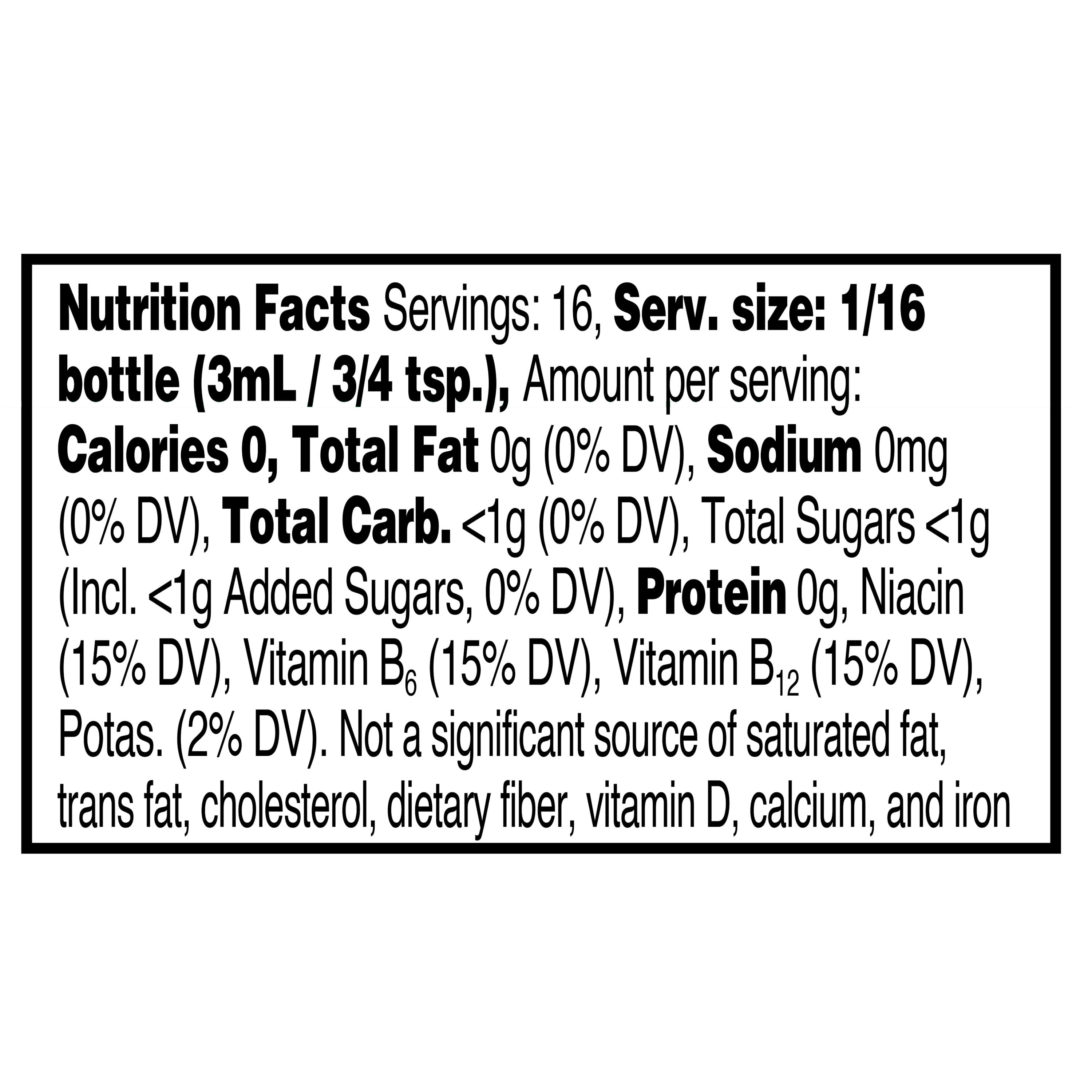 Great Value Energy Strawberry Kiwi Liquid Drink Enhancer, 1.62 fl oz