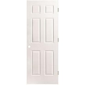 6 Panel Textured Hardboard 1 3 8 Interior Hollow Core Door Slab