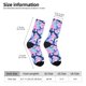 thumbnail image 2 of Fotbe pinkk flower crystal Skull Calcetas Largas con Estampado para Hombre y Mujer – Calcetas de Compresión Transpirables y Elásticas, Viajar y Uso Diario Talla 5-11, 2 of 6