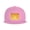 Pink, variant on Flat Bill Snapback Hats for Men Women Gold Coins Amazing Hip Hop Style Plain Baseball Cap Black