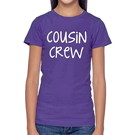 

7 ate 9 Apparel Girl s Cousin Crew T-Shirt for Baby and Toddler Girls Purple Shirt