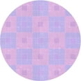 thumbnail image 1 of Ahgly Company Machine Washable Indoor Round Transitional Blossom Pink Area Rugs, 3' Round, 1 of 7