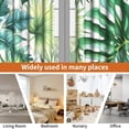 thumbnail image 6 of Lfeey Green Watercolor Curtains, Tropical Leaf Print Living Room Kitchen Blackout Curtains, 42x63 Inch, 2 Panels, 6 of 6