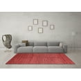 thumbnail image 3 of Ahgly Company Indoor Rectangle Abstract Red Modern Area Rugs, 2' x 4', 3 of 4