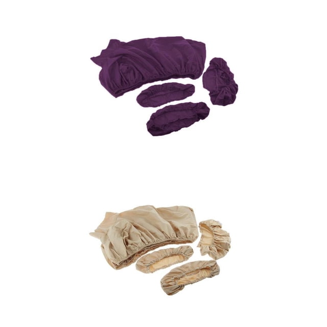 2 Juegos De De Suave, Sábanas, Almohadilla Para La Cara, Cuna, Funda De Almohada Para La Mano Sunnimix Cubierta de cama de masaje reutilizable