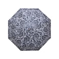 thumbnail image 3 of Paraguas de Bolsillo con Sistema Manual Reforzado con 8 Varillas Diseño Flores Color Blanco con Negro, 3 of 5