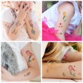 thumbnail image 4 of destyer 10 Sheets Cartoon Tattoos Stickers Printed Girls Ski Decal Adorable Temporary Sticker Body Ornament Dressing Decor Set, 4 of 9
