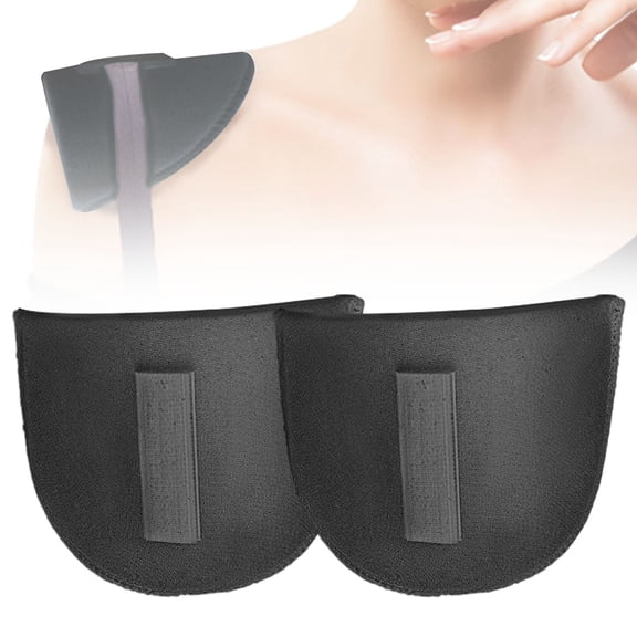 Detachable & Sew-Free Shoulder Pads for Blazers, Black, 1 Pair - Shoulder – Instantly Improve and Enhance Clothing. Made of Soft Sponge Material Non and Removable Reusable and Requ Makeup Organizers