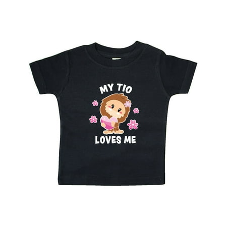 

Inktastic My Tio Loves Me with Bigfoot Gift Baby Girl T-Shirt