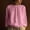 Pink, variant on Womens Fluffy Blouse Tops Round Neck Long Sleeve Elegant Pullover Spring Casual Comfort Loose-Fit Going Out Shirt