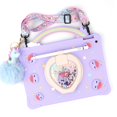 thumbnail image 1 of Colorful Unicorn iPad Case with Pop it Cover for Kids - Compatible with iPad 10.2 Inch 2021/2020, 9th/8th Generation, and 7th Generation - Includes Hand Strap and 360° Rotation, 1 of 4