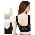 thumbnail image 3 of Catlerio Sports Bra for Women Seamless Light Support Wireless Yoga Bralette Crop Tank Top, 3 of 5
