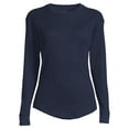 thumbnail image 5 of Time and Tru Women's Thermal Top with Long Sleeves, 5 of 5