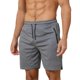thumbnail image 4 of pstuiky Pantalones cortos para hombre, Pantalones cortos deportivos casuales de color sólido con cintura elástica y secado rápido para hombre Pantalones cortos cargo, 4 of 8