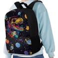 thumbnail image 3 of Uorisanigo Universe Dinosaur School Backpack for Boy Girl 5-12 Year Large Capacity Lightweight School Bag Travel Sports Casual Daypack Fashion Accessory for Schools, Travel & Sports, 3 of 6