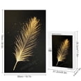 thumbnail image 2 of 1000 Piece Wooden Jigsaw Puzzle for Adults – Elegant Feather with Black Background | Challenging Puzzle with Precision Cut Pieces | Brain Teaser & Relaxing Hobby | 30" x 20", 2 of 8