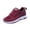 Red -AL12, variant on Domzle Women's Walking Shoes Wide Toe Orthopedic Sneakers with Arch Support Platform Lightweight Breathable Mesh Shoes Purple US-7.5