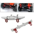 thumbnail image 6 of guohui 2 Pieces 1/12 RC Bumper (Front and Rear) Crawler Metal Spare Parts Upgrade Parts argent, 6 of 9