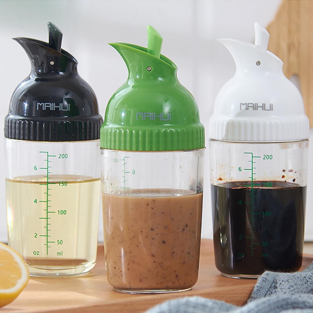 200ml Salad Dressing Shaker Cup Universal Manual Sauces Gadget