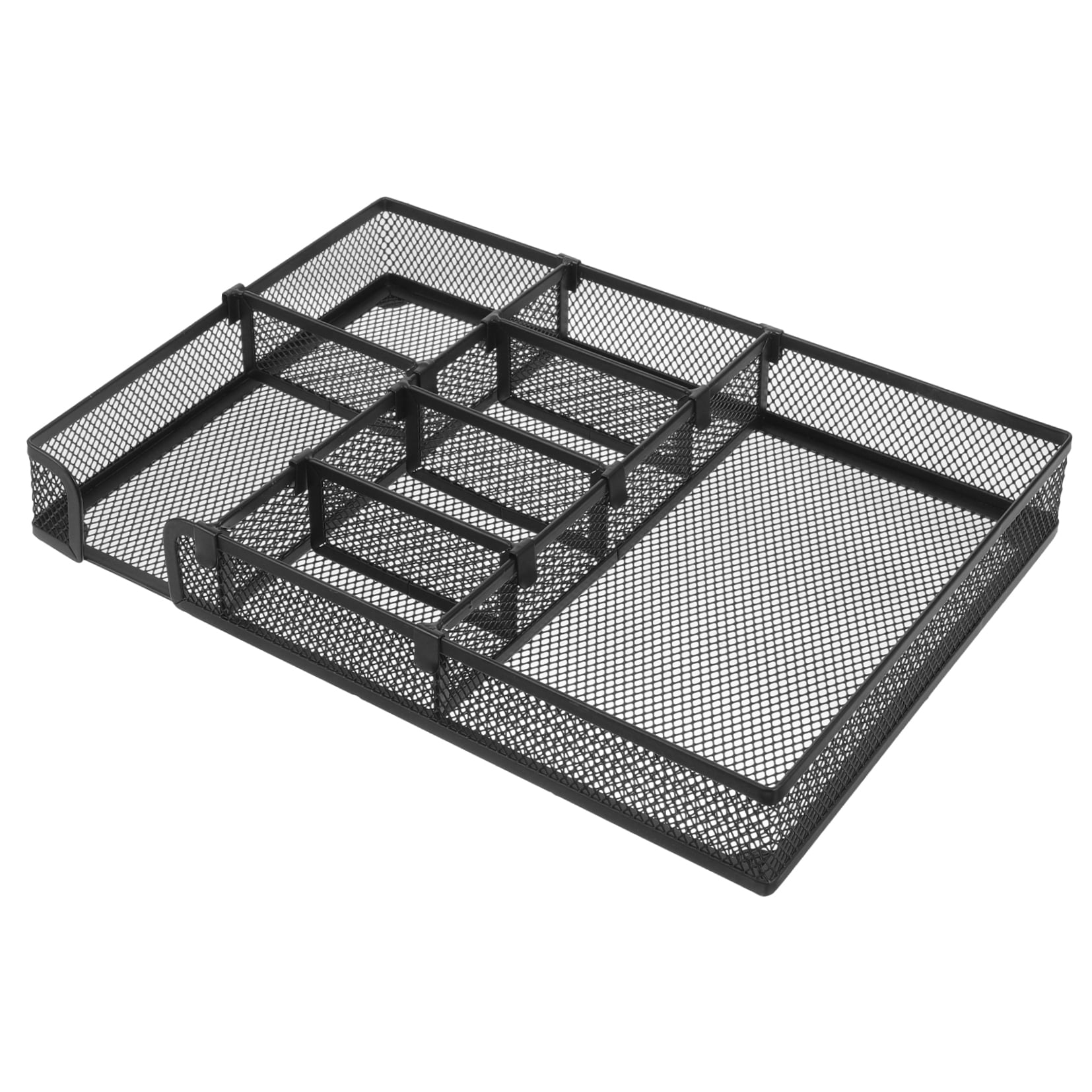 unbranded  Mesh Pen Holder Desk Drawer Organizer Metal Partition for Tray Box Accessories