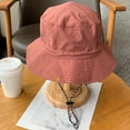 thumbnail image 6 of Sunsanly Waterproof Bucket Rain Hat with Chin Strap Quick Dry Packable Boonie Sun Hat Safari Hat UV Protection-Brick Red, 6 of 8