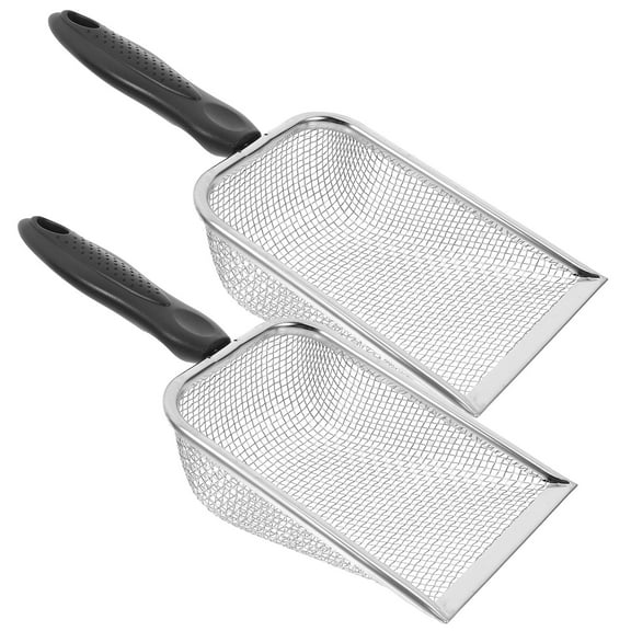 SEWCHICS 2pcs Beach Sand Shovel Set with Mesh Bag for Shell Collection, Food Preparation, and Outdoor Beach Activities