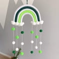 thumbnail image 5 of Rainbow Macrame Wall Hanging Home Decoration Boho Room Decor Hand Woven Tapestry Kids Wall Decor (Ch5A-15) oso de fresa Electrónica, 5 of 5