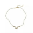 thumbnail image 3 of K-KED Shiny Butterfly Pearl Women Clavicle Necklaces Trend Aesthetic Delicate Jewelry Gifts US, 3 of 9