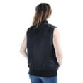thumbnail image 2 of RACHEL ROY Womens Black Puffer Sleeveless Zip Neck Vest Top M B+B, 2 of 2