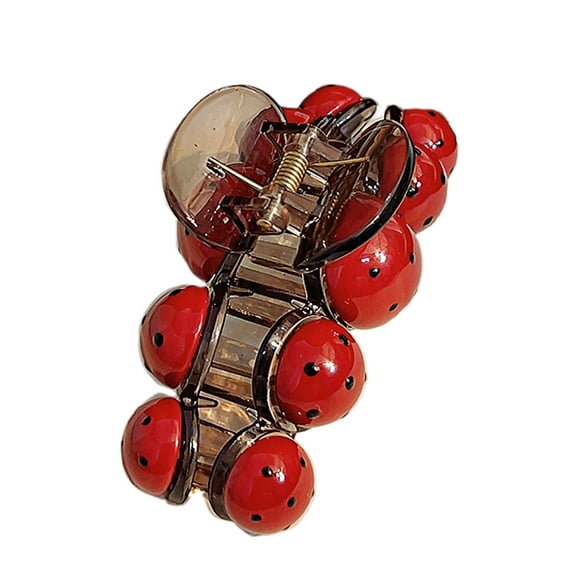 COOLHOOD Hair Claw Clip Princess Theme Hair Jaw Clamps Fun Ladybirds Hair Catch Barrettes Strong Hairpin for Girls