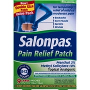 Salonpas Patch - 9ct, Joint and Muscle Pain Relievers