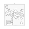 Genuine OE Jaguar Evaporator Assembly - T2R22390