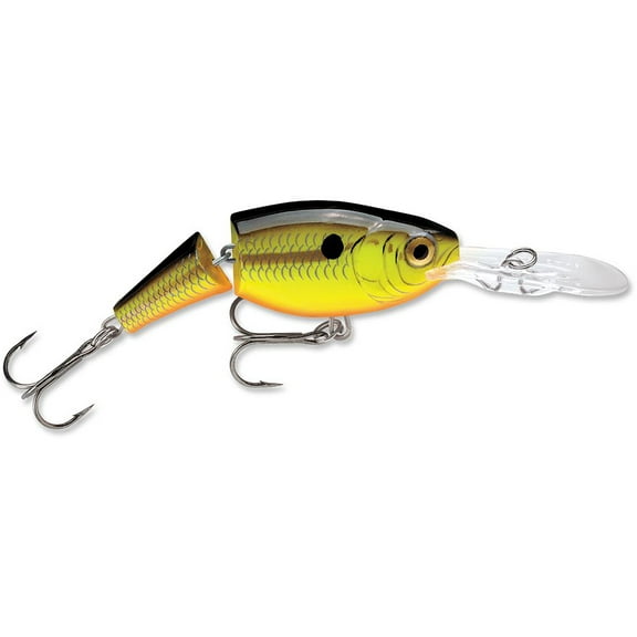Rapala Jointed Shad Rap 07 Crankbait Chartreuse Black