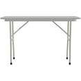 thumbnail image 2 of UrbanPro 18"W x 48"D Metal & Wood Folding Table in Gray Granite, 2 of 6