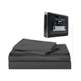 thumbnail image 1 of Juego de sabanas matrimoniales Bluelander de 4 piezas color negro Bluelander CBHH-0166, 1 of 4