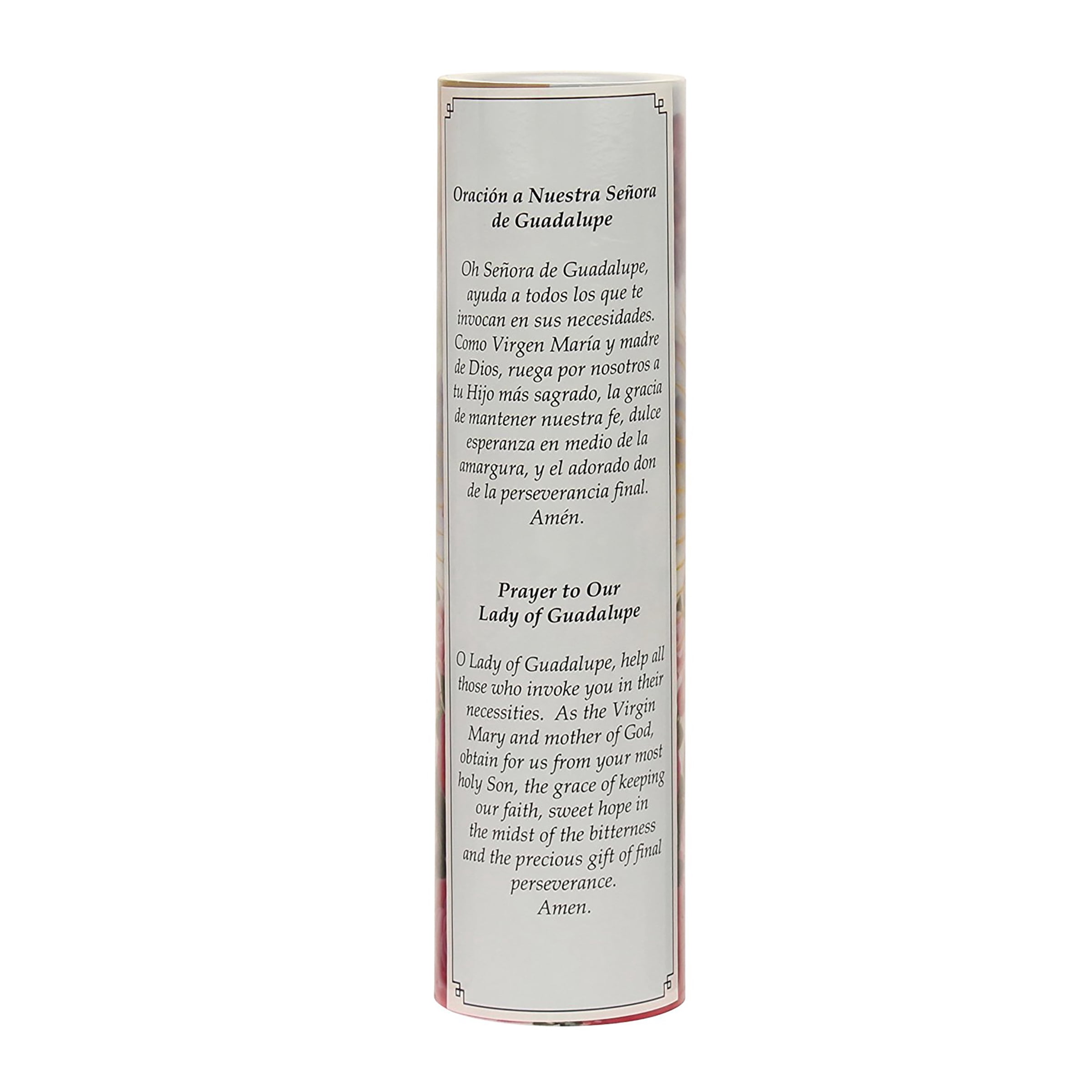 (2 pack) Stonebriar Flameless LED 8" Multi-color Religious Prayer Pillar Candle with Automatic Timer