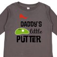 thumbnail image 4 of Inktastic Daddy Little Putter Mini Golf Boys or Girls Long Sleeve Toddler T-Shirt, 4 of 5
