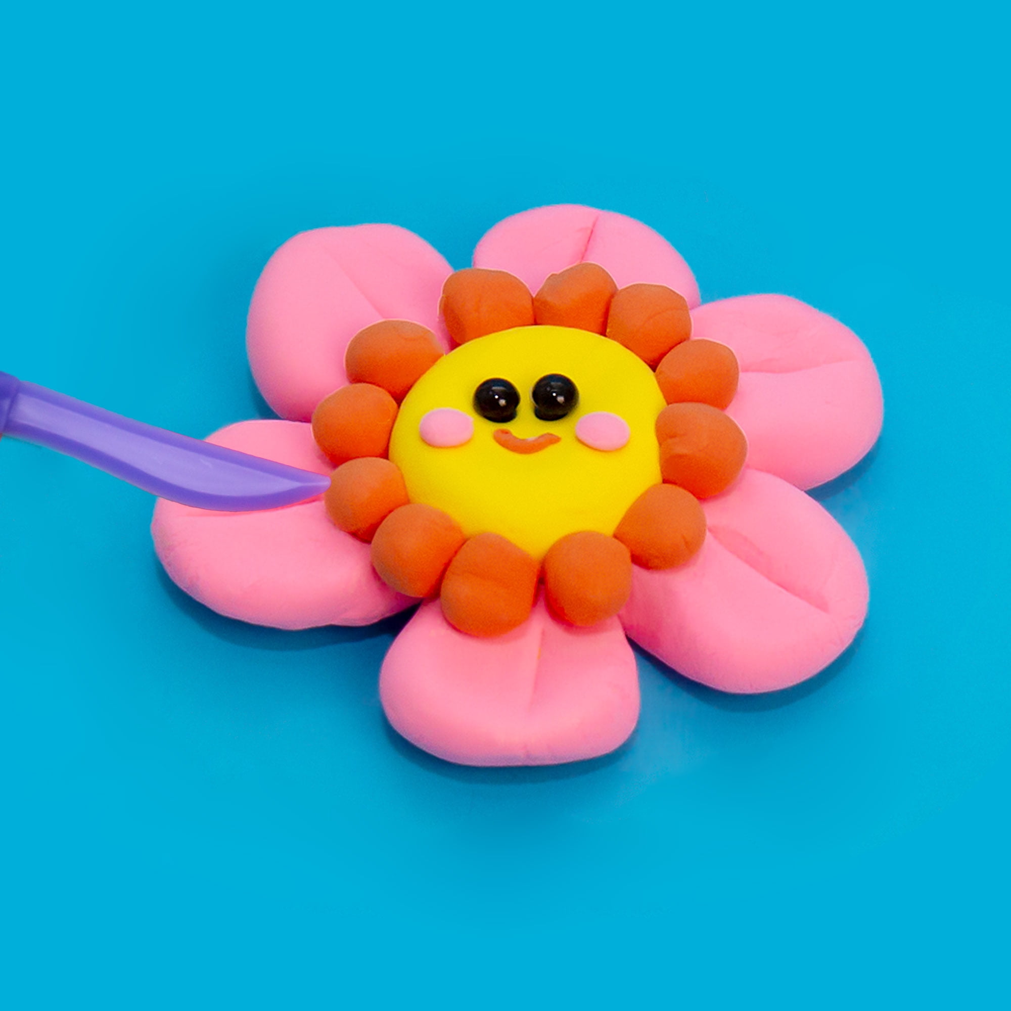 Play-Doh Air Dry Clay Buddies, Flower Power