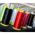 thumbnail image 6 of Large 5000m Cones Polyester Machine Embroidery Thread | Huge 5000M (5500 Yard) Cones 40wt | For Brother Janome Bernina Embroidery & Sewing Machines | No. 165 - Rust - 160 Colors Available, 6 of 7