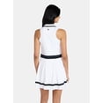 thumbnail image 2 of Birdie Bound Women's Ida Sleeveless Polo Dress with Bike Shorts Liner, Sizes XS-XXL, 2 of 5