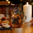 thumbnail image 5 of Face Design Clear Glass Cup Decorative Drinking Glassware for Home Kitchen Living Room, 5 of 5
