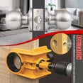 thumbnail image 5 of Door Lock Installation Kit,Door Lock Jig for Metal or Wood Yellow, 5 of 5